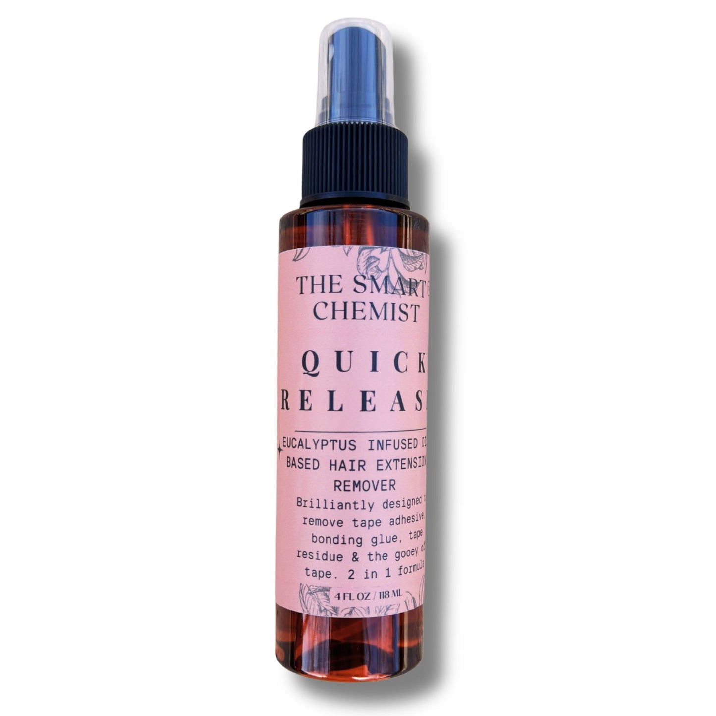 Quick Release Hair Extension and Residue Remover for Tape In, Quick Weave Hair Extensions 4 oz 2 in 1 formula