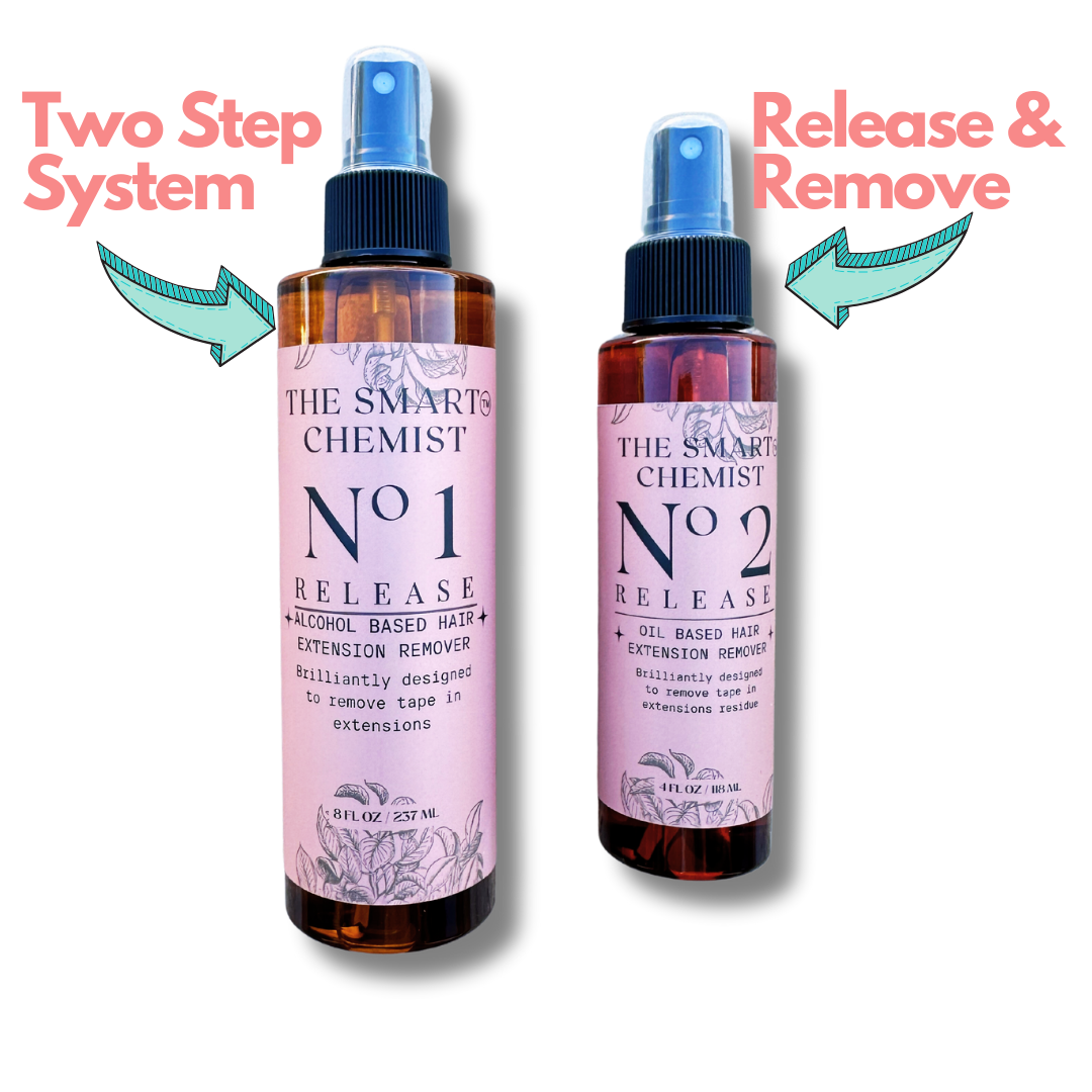No 1 & 2 Two Step Tape In Hair Extension Remover Bundle System