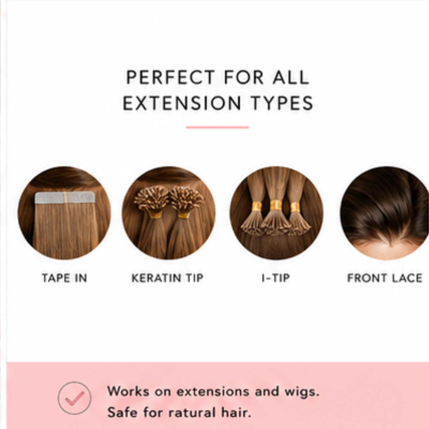 The Smart Chemist Hair Extension Remover Kit 2 step Set Removes Tape In Extensions And Tape ins Residue Quickly and Gently For Tape Extensions, Wigs & Hair Systems 12 oz