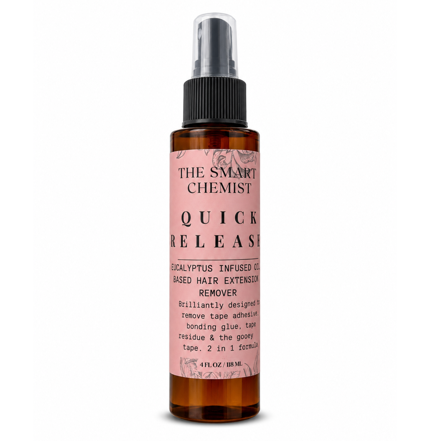 Quick Release Hair Extension and Residue Remover for Tape In, Quick Weave Hair Extensions 4 oz 2 in 1 formula